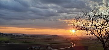 Sonnenuntergang am Lehmberg