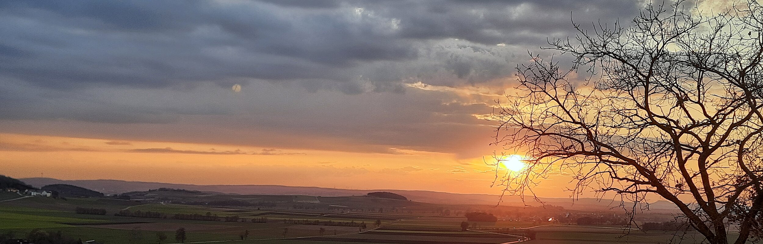 Sonnenuntergang am Lehmberg