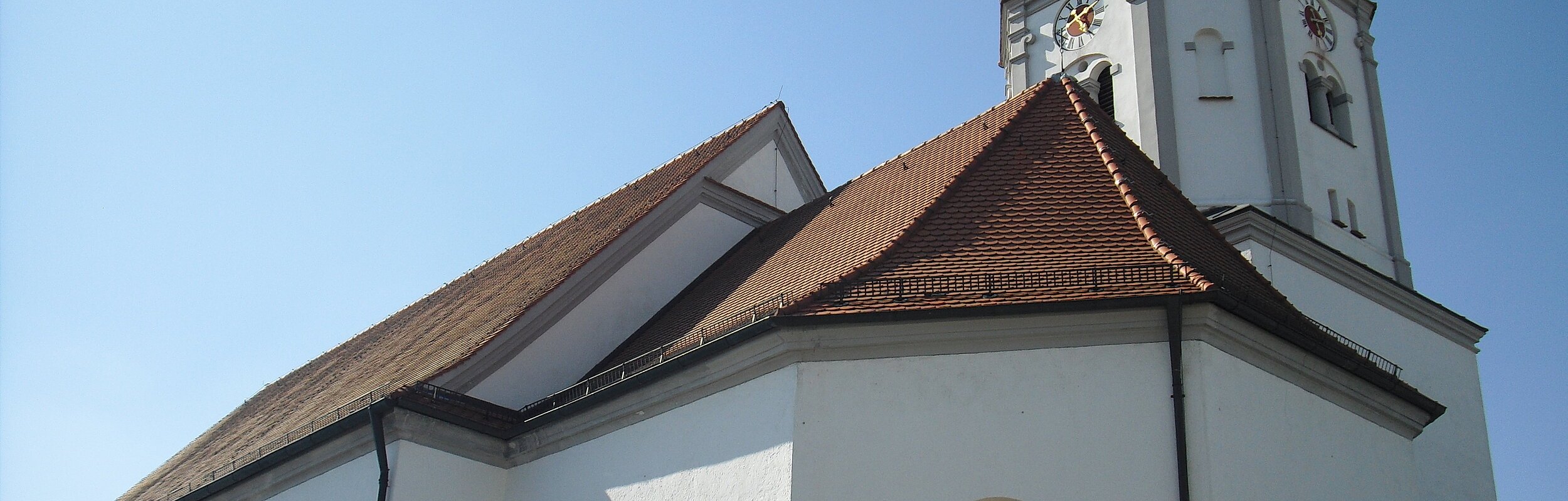 Blick auf die Pfarrkirche St. Ulrich