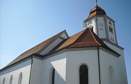 Blick auf die Pfarrkirche St. Ulrich