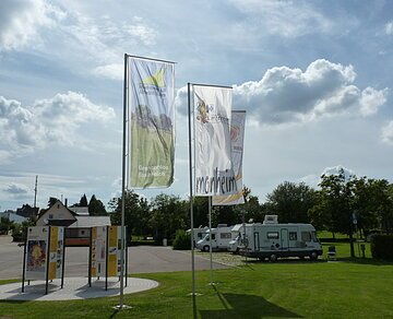 Wohnmobilstellplatz mit Geopark Infostelle Monheim