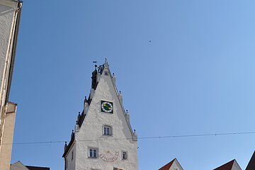 Oberer Torturm - Zufahrt von Donauwörth kommend zum Monheimer Marktplatz