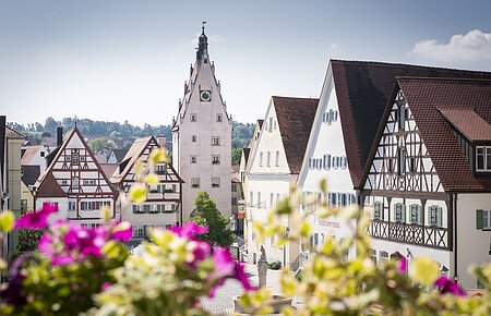 Stadt Monheim - Aussicht aus dem Rathaus