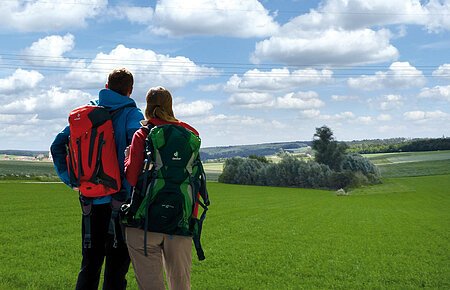 Blick auf die Doline