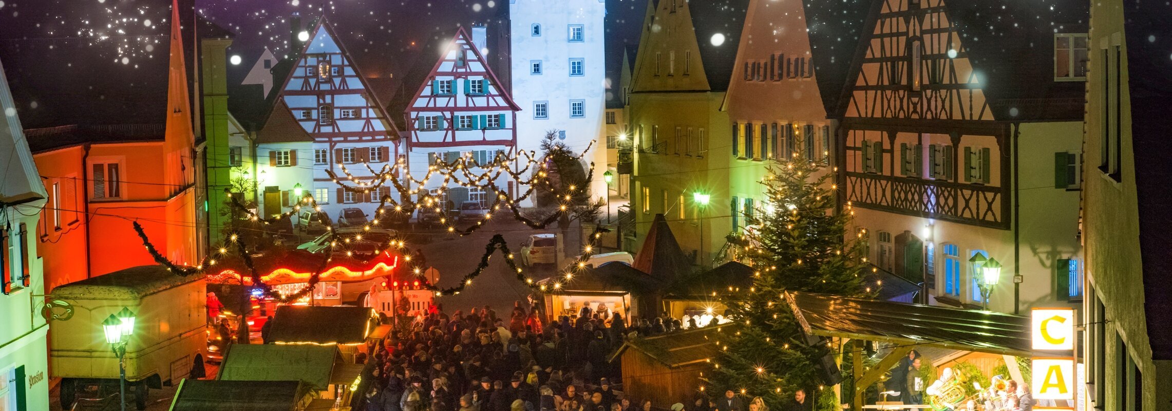 Romantischer Weihnachtsmarkt in Monheim